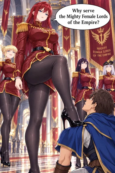 cecilia Irene the blonde hair commander and her right hand red hair woman Ruby