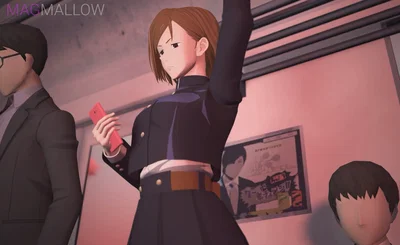 Nobara. Angry girl