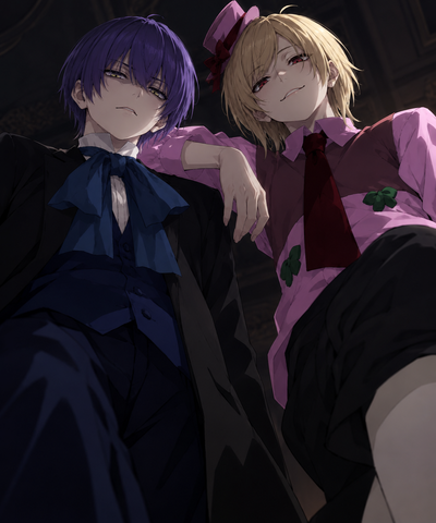 🐈‍⬛🍭| Bernkastel and Lambdadelta Genderbent| Pretty little, pretty little, pretty little psycho. 
