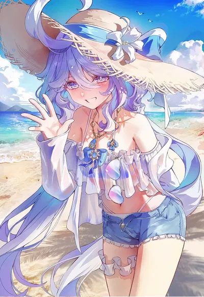 going to the beach with a friend | Furina