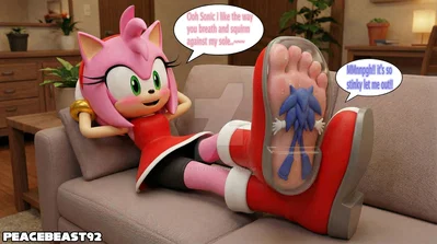 Amy Rose's Wish (Foot Fetish!)
