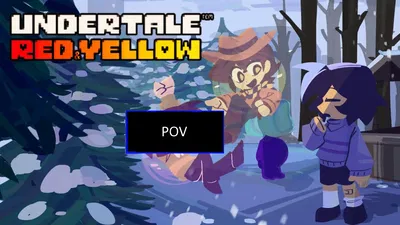 frisk and ghost clover. Undertale Red & Yellow [pov of chara] ( Papyrus and Sans's House)