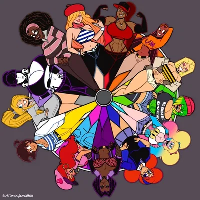"The Wonderful Color Wheel of Besties!" 