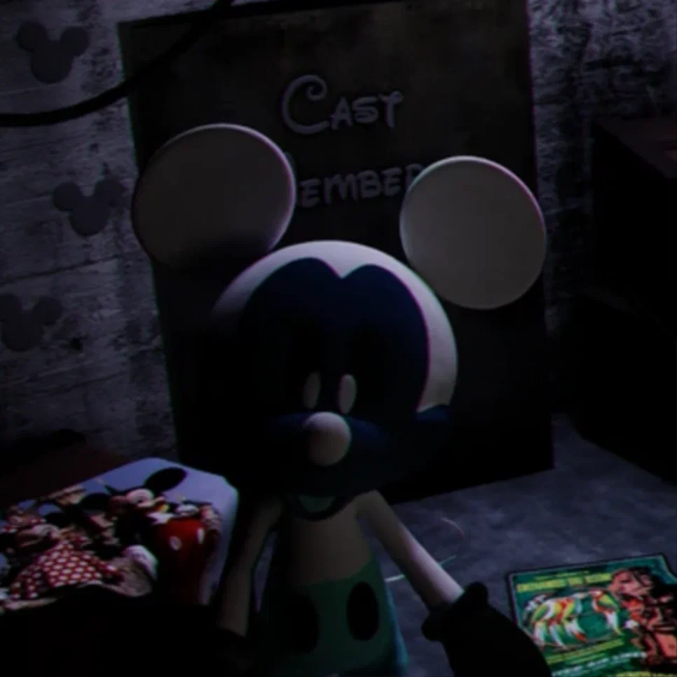 classic photo negative mickey