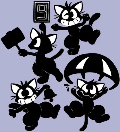Mr. Cat and watch 