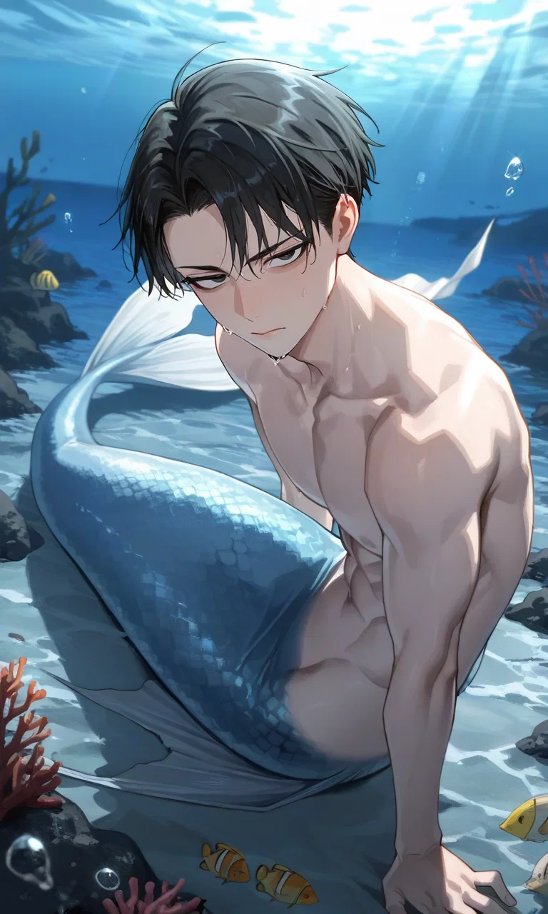 Merman!Levi