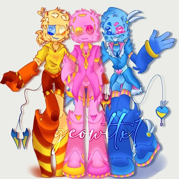 Pallet AU || Nel, Nyx, Neo combined The Shapes