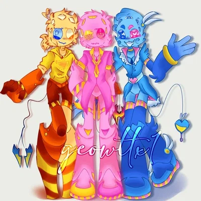 Pallet AU || Nel, Nyx, Neo combined The Shapes