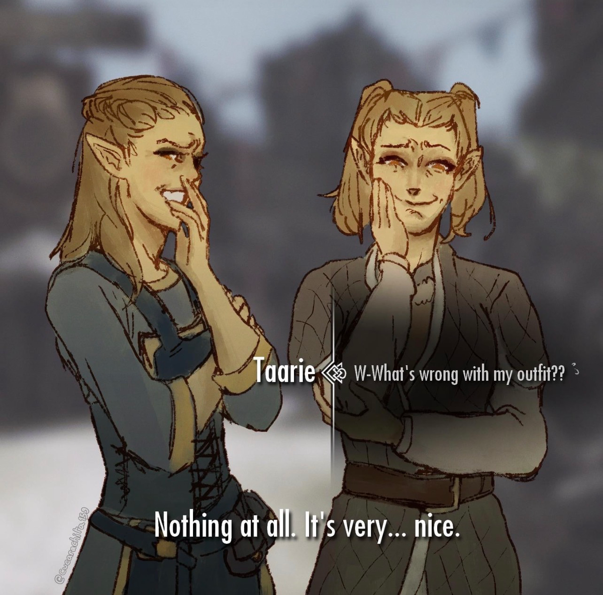 It’s nice, really -Taarie.