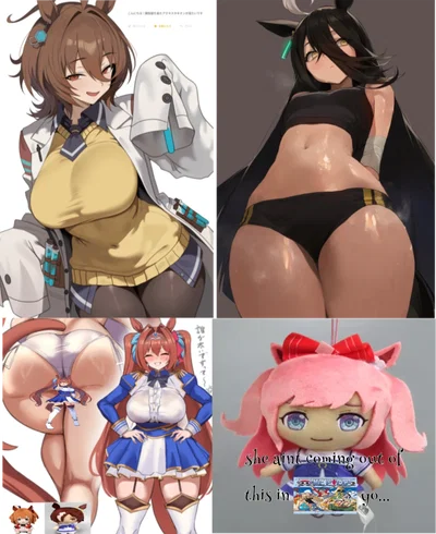 That's right, H O R S E S. | Agnes Tachyon & Digital, Daiwa Scarlet and Manhattan Cafe as the cherry on top