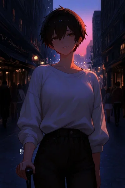 The world can be enjoyed even if you can't see it. I can feel you. 