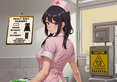 🤍🏥 Naughty Nighttime Diaper Nurse ~ ABDL