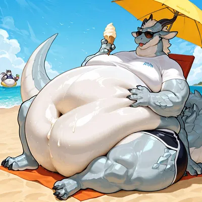 Big time of at the beach
