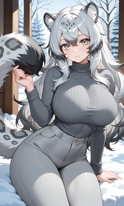 Arya~fluffy snow leopard....pet?