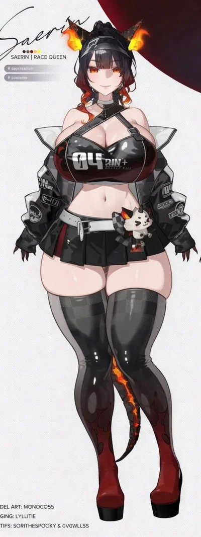 Saerin: Crashing into the Most Annoying Hellhound Bimbo on the Track