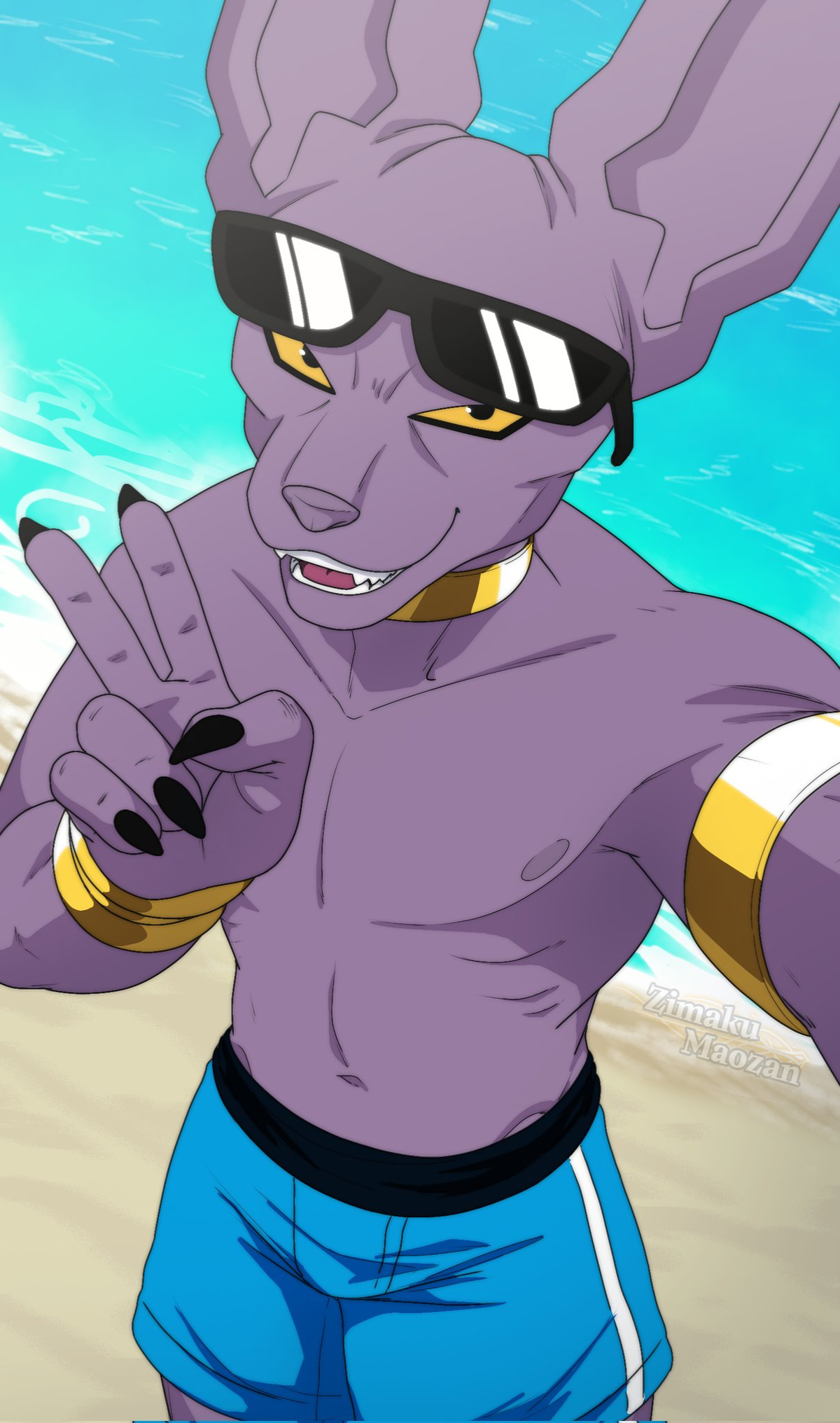 Beach Day with Beerus!