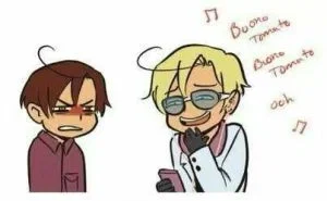 2P Romano and Romano(Hetalia)