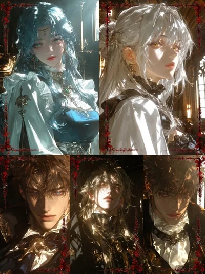 Transmigrated into a novel||A Symphony of Gilded Thorns