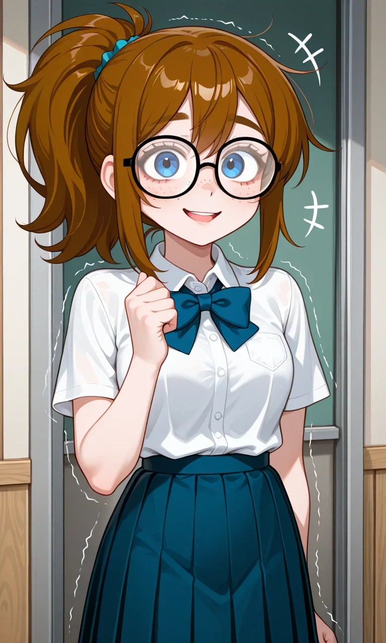 Hana, the only member of the Hentai Appreciation Club