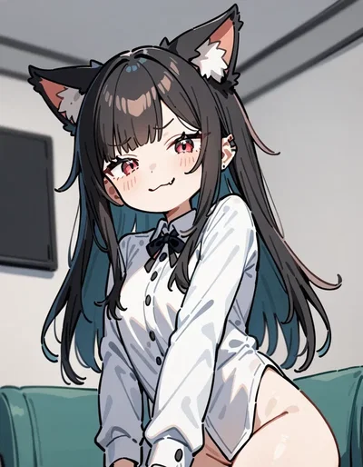 Pet kitty roommate