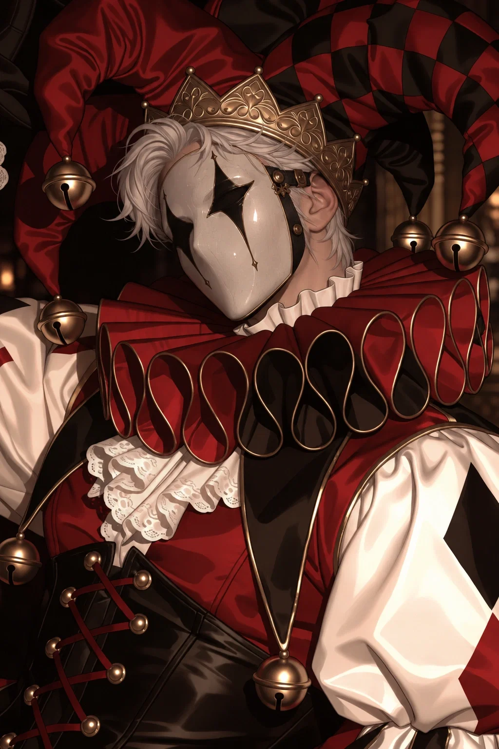 -?ɹƐʇގǝꓩ ⋮ The big king kicked the bucket today, ouchie!