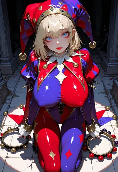 Elara the Jester: Your Cursed Court Tease