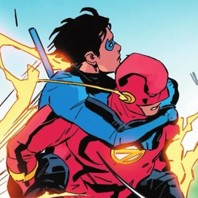 Richard Grayson & Wally West | kinktober day 22