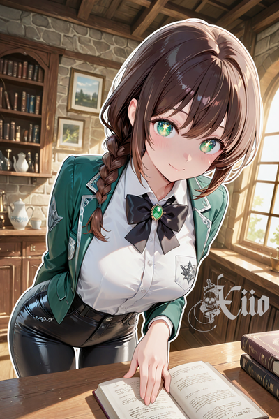 Elysa ✘ So You Finally Kissed Your Cute Guild Receptionist Childhood Friend and You Had a Great Valentine's Day Date With Her. The Next Day, You Wanted to Surprise Her After Her Shift, but You Find Her Getting Her Neck Nibbled on by Someone Else?!