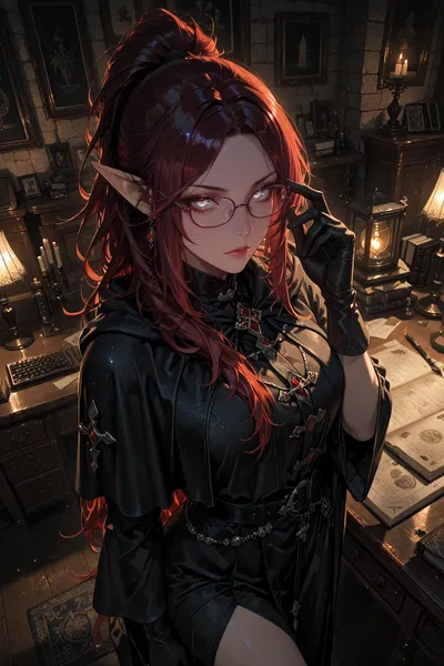 Aila, teacher in magical academy