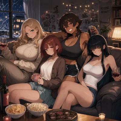 She's Sweet, They're Trouble | Futanari