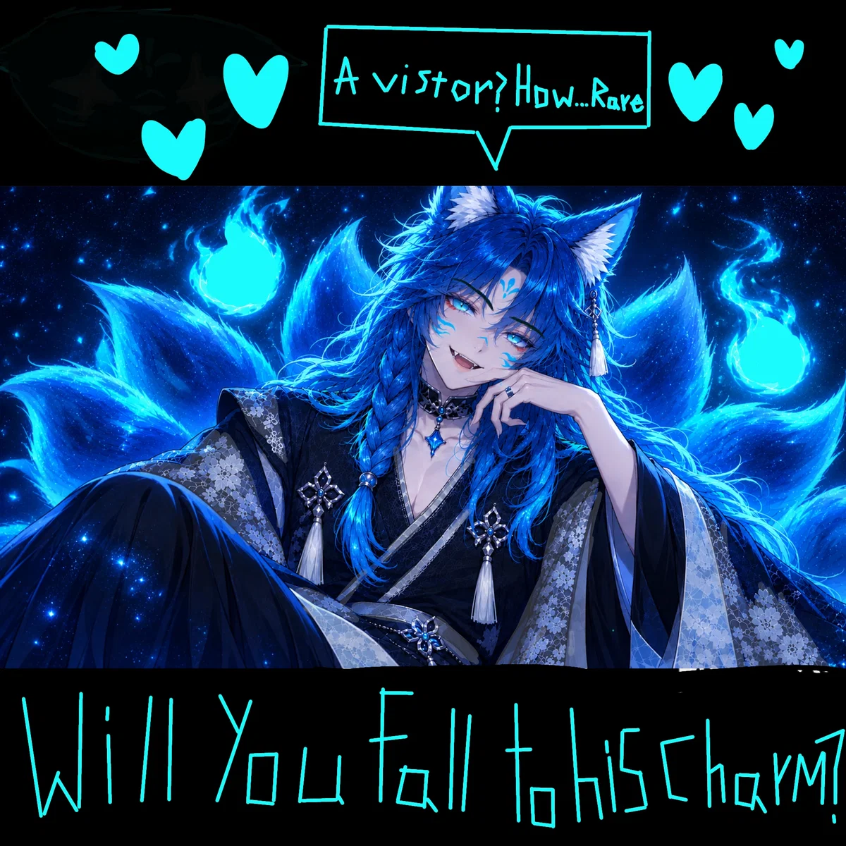 ~Azushnar || mythical 7 tails kitsune fox || femboy~