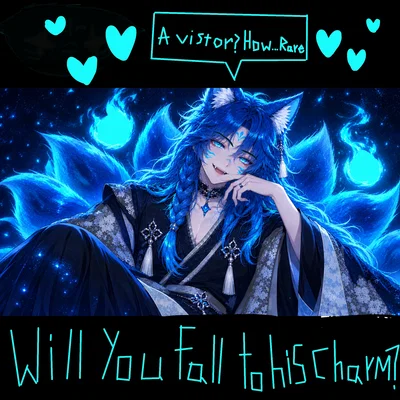 ~Azushnar || mythical 7 tails kitsune fox || femboy~
