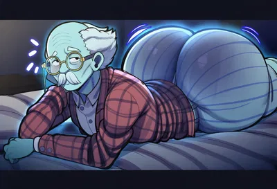 Old ghost teasing you with his huge cheeks