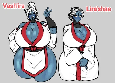 Vash'ira and Lira'shae, Water Caste Tau Sisters