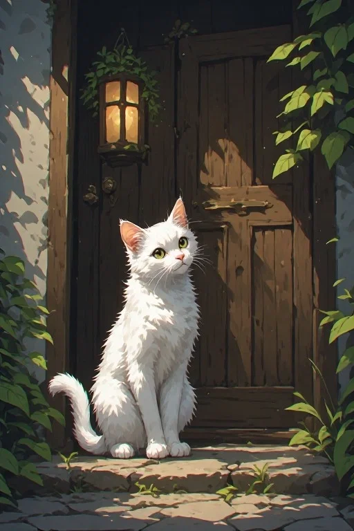 Every week the cat waits by vacant unit 201—and tonight, it wants more than just entry / The White Cat
