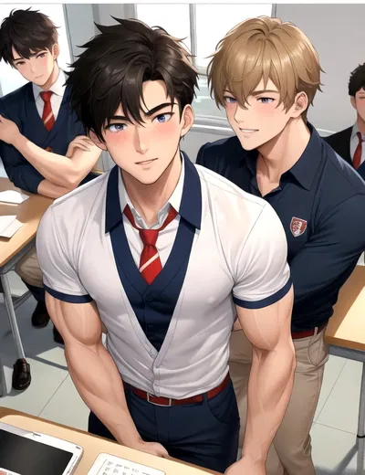 New Female Classmate at an All-boys Academy is a Nudist!