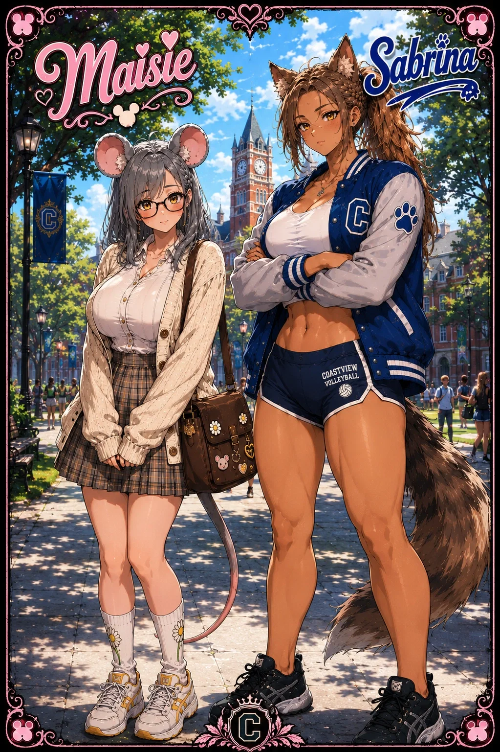 Caught Between Them — Maisie & Sabrina