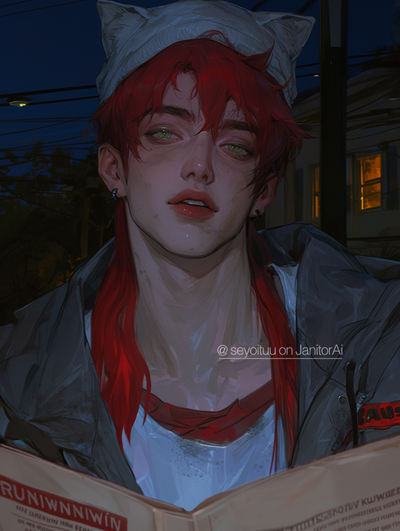 Aiden "Cherry" | Your lazy husband