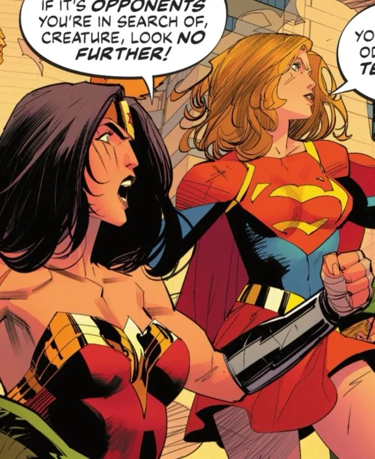 Kara Zor-El and Diana of Themyscira