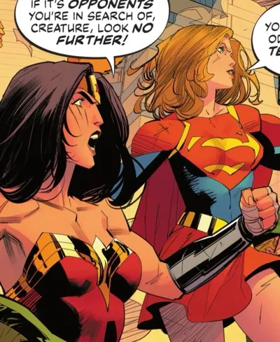 Kara Zor-El and Diana of Themyscira