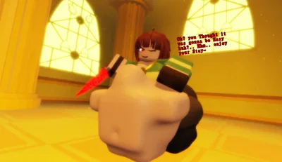 Fighting over and over just to make her fat (Chara  )