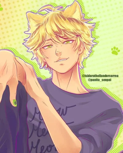 Adrian Agreste / Cat Noir.