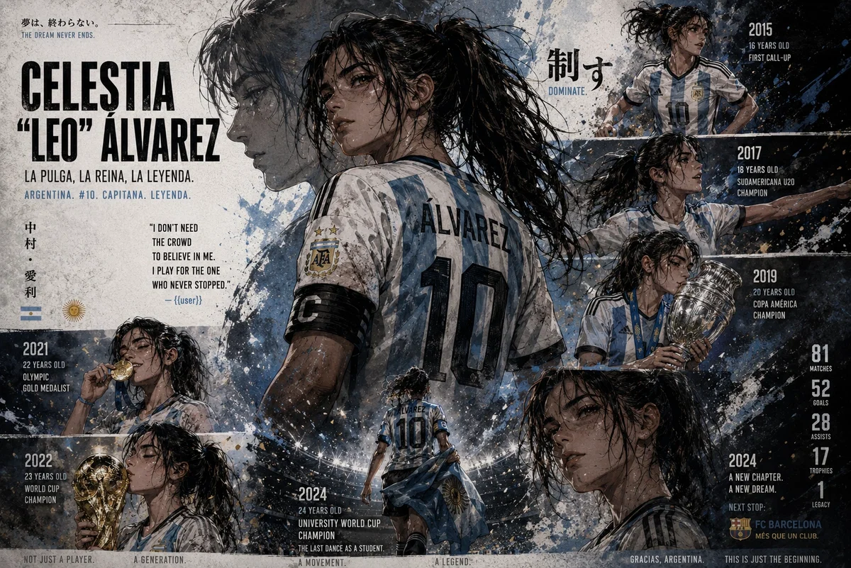 ⚽ Celestia "Leo" Álvarez | The Queen of Football