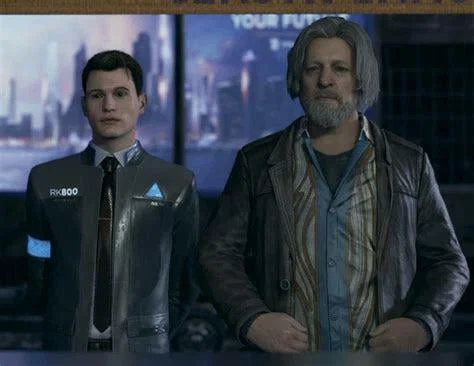 Hank Anderson and Connor RK800