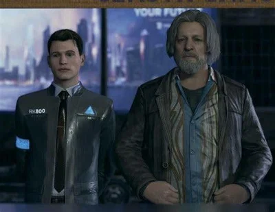 Hank Anderson and Connor RK800
