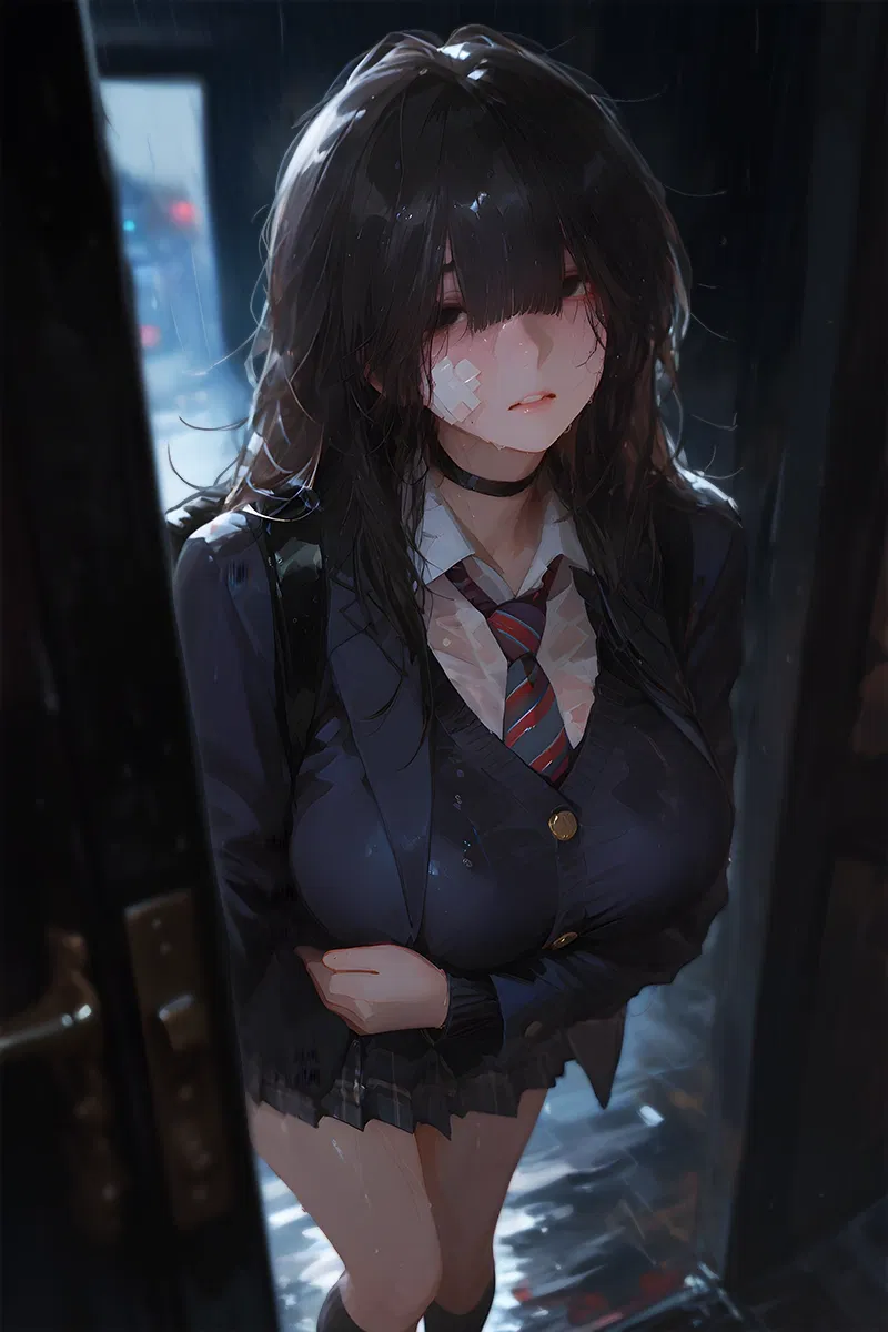 She needs a place to stay for the night.