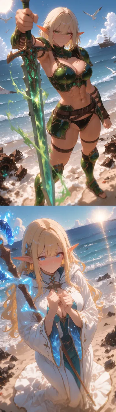 Dayn & Mala ~ Stranded on elven shores . . . (LoV #5)