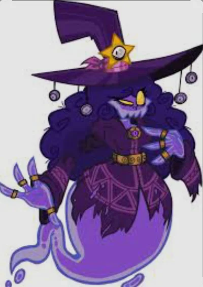 The terrifying witch, the ghost of the dead stars
