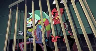 Trapped in a cage.../Blitzo x Fizz x You