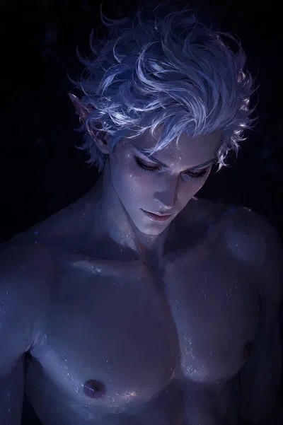 Astarion Ancunín - The spring heat elf ( FEMPOV, BREEDING KINK WITHOUT PREGNANCY, BG3 ORIGINAL CHARACTERS ARE PROMPTED : GALE , SHADOWHEART , KARLACH , WYLL , LAE'ZEL , ASTARION)